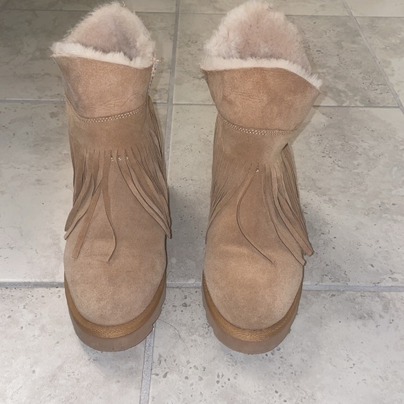 ASH Boots with fringe - Tan - Size 38 - Picture 15 of 15